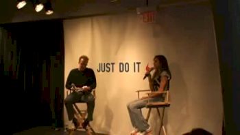 Kara Goucher at Nike Town