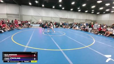 145 lbs Quarterfinals (8 Team) - Gus Amerson, Oregon vs Chad Strickland, Alabama