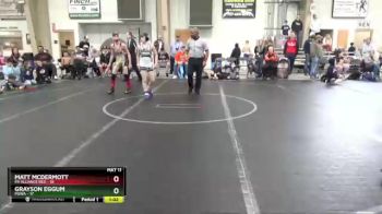 84 lbs Finals (2 Team) - Grayson Eggum, POWA vs Matt McDermott, PA Alliance Red