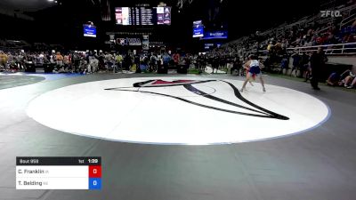 106 lbs Rnd Of 32 - Chase Franklin, Iowa vs Talon Belding, Nebraska