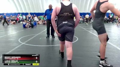 210 lbs Round 7 (8 Team) - Bobby Bowers, Rogue Wrestling vs Nolan Farley, Highland Hornets