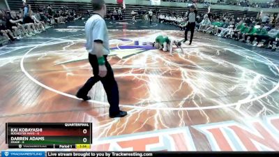 138 lbs Quarterfinals (8 Team) - Darren Adams, Osage vs Kai Kobayashi, Rochester Mayo