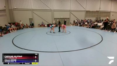 138 lbs 2nd Wrestleback (16 Team) - Caroline Gilstrap, South Carolina vs Malia Kehne, Arkansas Gold