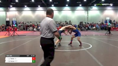 133 lbs Quarterfinal - Josh Terao, American vs Dom Forys, Pitt