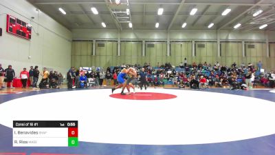 197 lbs Consi Of 16 #1 - Isiah Benavides, Shafter vs Ricardo Rios, Madera