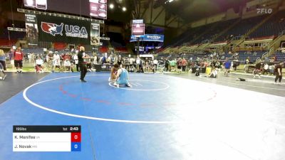 195 lbs Cons Semi - Kingsley Menifee, Virginia vs Joey Novak, Minnesota