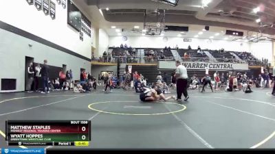 152 lbs 3rd Place Match - Wyatt Hoppes, Greentown Wrestling Club vs Matthew Staples, Midwest Regional Training Center