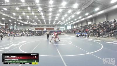 215 lbs Round 3 (3 Team) - Jared Haers, Palmyra Macedon Sr HS vs Mason Maring, Chautauqua Lake-Westfield-Panama