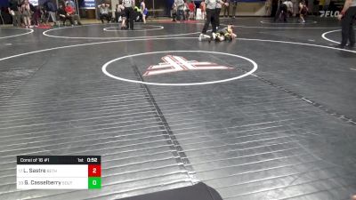 90 lbs Consi Of 16 #1 - Luis Sastre, Bethel Park vs Grant Casselberry, Southern Tioga