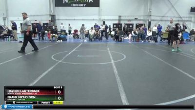 80 lbs Round 3 (4 Team) - Hayden Lauterback, North Jersey Wrestling vs Frank Nicholson, Grit Mat Club