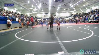 40 lbs Rr Rnd 4 - Hudson Holderman, Keystone Kids Wrestling Club vs Wyatt Worth, Collinsville Cardinal Youth Wrestling