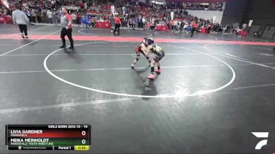 70 lbs Cons. Round 3 - Livia Gardner, Marshfield vs Meika Meinholdt, Pardeeville Youth Wrestling