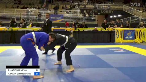 RHIANNON JADE MULVENA vs AMANDA MARY ZIMMERMAN 2024 Pan Jiu Jitsu IBJJF Championship