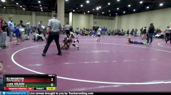 110 lbs Round 3 (4 Team) - Luke Wilson, Alabama Elite Gold vs RJ Whorton, Team Palmetto