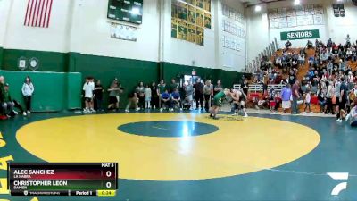 152 lbs Cons. Round 4 - Christopher Leon, Damien vs Alec Sanchez, La Habra