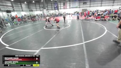 165 lbs Quarterfinal - Hayden Smith, Believe 2 Achieve vs Richard Hahn, Guerrilla Wrestling (GWA)