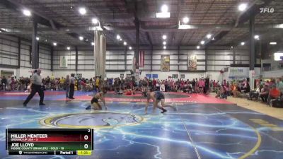 132 lbs Round 1 (4 Team) - Joe Lloyd, MOORE COUNTY BRAWLERS - GOLD vs Miller Menteer, GROUND UP USA