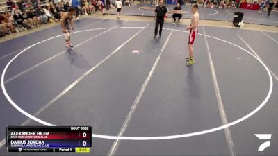 152 lbs Cons. Round 1 - Alexander Hiler, East Side Wrestling Club vs Darius Jordan, Guerrilla Wrestling Club