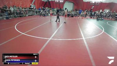 98 lbs Round 1 - Jack Metzler, WI vs Jaxon Petersen, NE