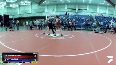 138 lbs Cons. Round 3 - Zachariah Harris, IN vs Wyatt Hinton, OH