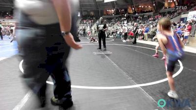 49 lbs Round Of 32 - Wrett Lawther, Woodward Youth Wrestling vs Skylar Mouse, Tahlequah Wrestling Club