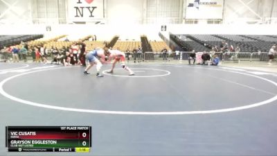 138 lbs 1st Place Match - Vic Cusatis, NWAA vs Grayson Eggleston, Club Not Listed