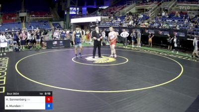 195 lbs Rnd Of 64 - Hunter Sonnenberg, Washington vs Aethan Munden, Connecticut