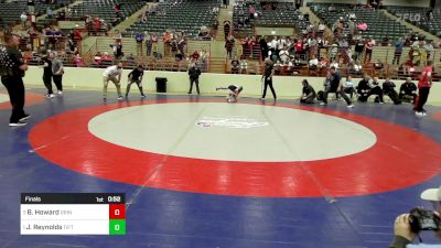 64 lbs Final - Boone Howard, Grindhouse Wrestling vs Jackson Reynolds, Tift Wrestling Academy