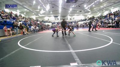 75 lbs Rr Rnd 1 - Harper Tecumseh-Sands, Mojo Grappling Academy vs Madalynn Turman, Vian Wrestling Club