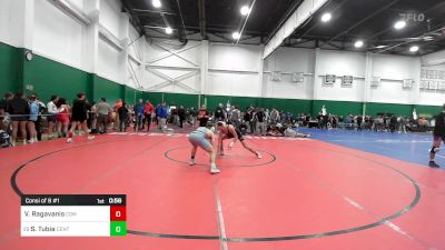 131 lbs Consi Of 8 #1 - Vasili Ragavanis, Commack vs Santino Tubia, Central Valley Academy