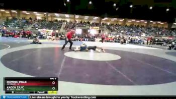 160 lbs Quarterfinals (8 Team) - Kaden Zajic, 4A Sweet Home vs Dominic Ingle, 4A Henley