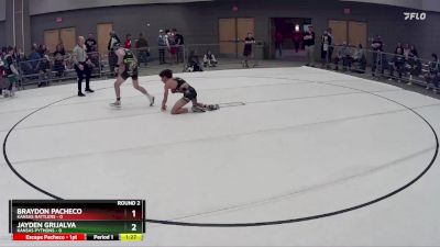 109 lbs Round 2 (8 Team) - Jayden Grijalva, Kansas Pythons vs Braydon Pacheco, Kansas Rattlers