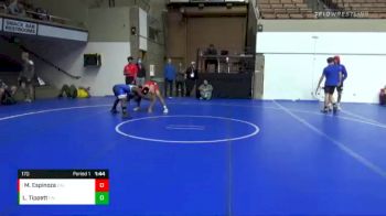 170 lbs Quarterfinal - Mason Espinoza, California vs Leon Tippett, California