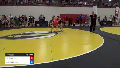 70 kg Round Of 32 - Edward Scott, Wolfpack Wrestling Club vs Blake Saito, Brown Regional Training Center