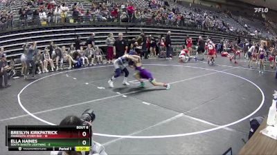 82 lbs Semis & 1st Wrestleback (8 Team) - Ella Haines, South Dakota Lightning vs Breslyn Kirkpatrick, Minnesota Storm Red