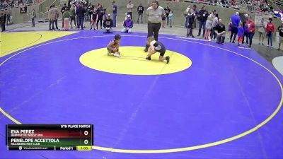 60 lbs 5th Place Match - Penelope Accettola, Hillsboro Mat Club vs Eva Perez, Hermiston Wrestling