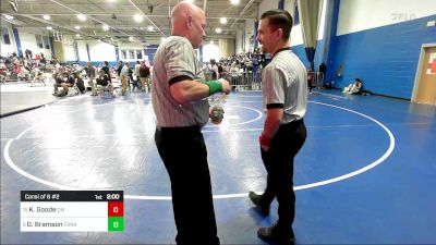 145 lbs Consi Of 8 #2 - Kazuki Goode, Catholic Memorial vs Devon Bramson, Franklin