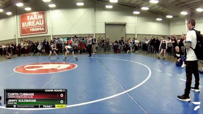 102 lbs Champ. Round 2 - Curtis Cubbage, Legend Wrestling Club vs Jimmy Suldbayar, Nova WC