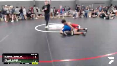 132 lbs Cons. Round 2 - Zidane Duong, UP Vikings Wrestling Club vs Rosendo Aparicio, Victory Wrestling-Central WA