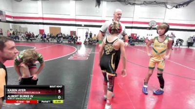 70 lbs Cons. Round 3 - Albert Burke Iv, Bobcat Wrestling Club vs Kasen Ayer, Cameron Youth Wrestling Club