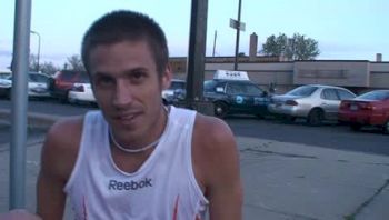 John Richardson Post Race- USATF Mile Road Championships.