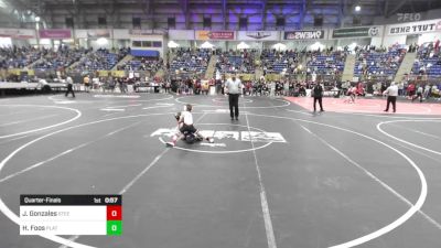 55 lbs Quarterfinal - Jaxtin Gonzales, Steel City Reloaded vs Henry Foos, Platte Valley Junior Wrestling