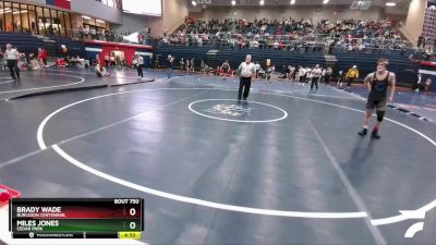 150 lbs Cons. Quarter - Miles Jones, Cedar Park vs Brady Wade, Burleson Centennial