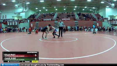 113 lbs Quarterfinal - Kylle Riley, Contenders Wrestling Academy vs Chase Kline, Contenders Wrestling Academy