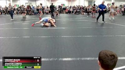 100 lbs Round 6 (8 Team) - Stanton Cordts, Black Fox Wrestling vs Vincent Buldo, Bitetto Trained