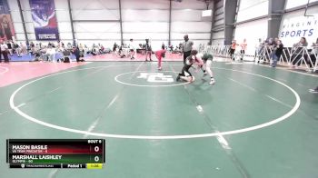 140 lbs Rd# 3 12:00pm Friday - Mason Basile, VA Team Predator vs Marshall Laishley, Olympia