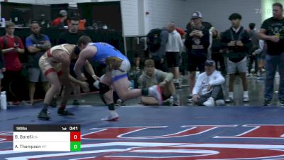 190 lbs Consi Of 8 #2 - Brokton Borelli, CA vs Anders Thompson, MT