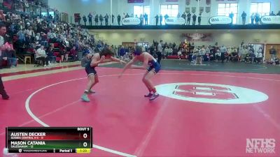 106 lbs Semifinals (8 Team) - Austen Decker, Sussex Central H S vs Mason Catania, Salesianum