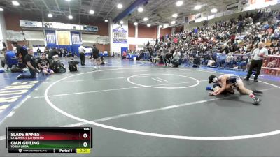 106 lbs Cons. Round 2 - Slade Hanes, La Quinta L (La Quinta) vs Gian Guiling, Yorba Linda