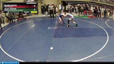 79 lbs Quarterfinal - Blake Mauch, SONS OF ATLAS vs Bear Winter, Sanderson Wrestling Academy